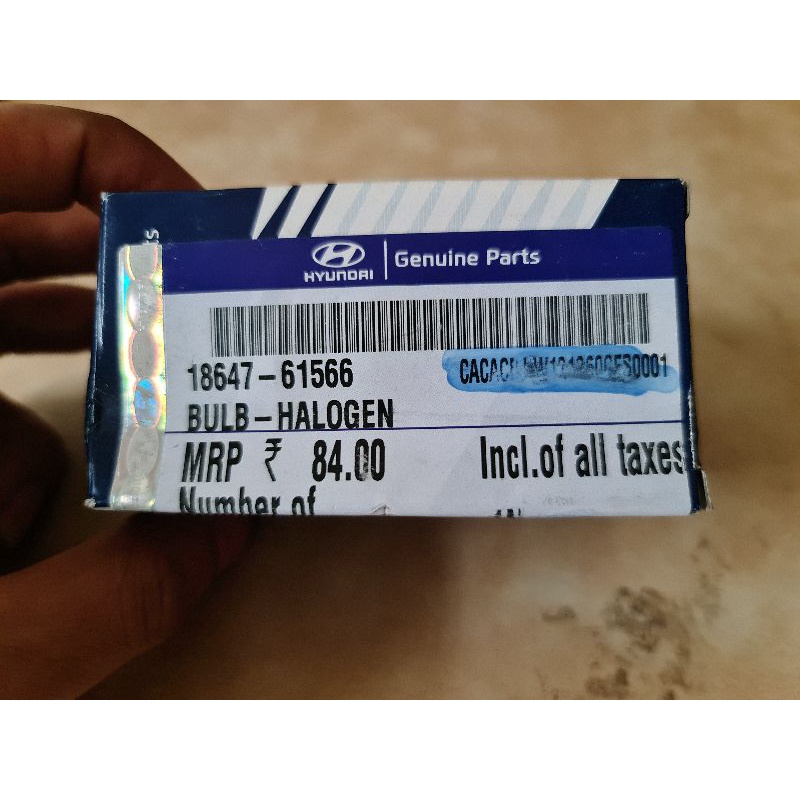 Bóng đèn pha H4 chính hãng hyundai 1864761566