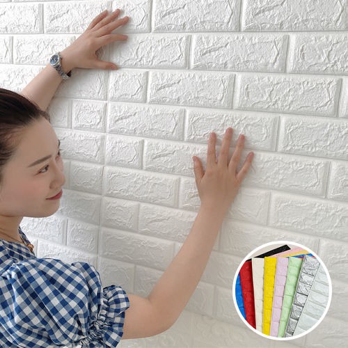 H&B Tấm Xốp Dán Tường 3D Giả Gạch Chống Ẩm Cách Nhiệt