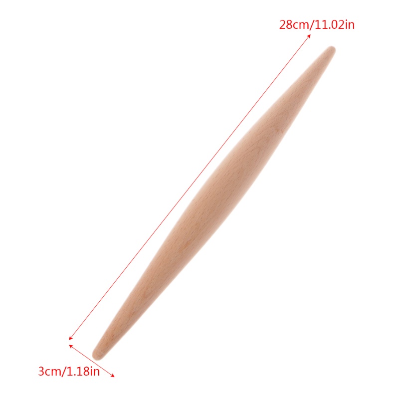 Cây Lăn Bột Làm Bánh Bằng Gỗ 28 / 23cm