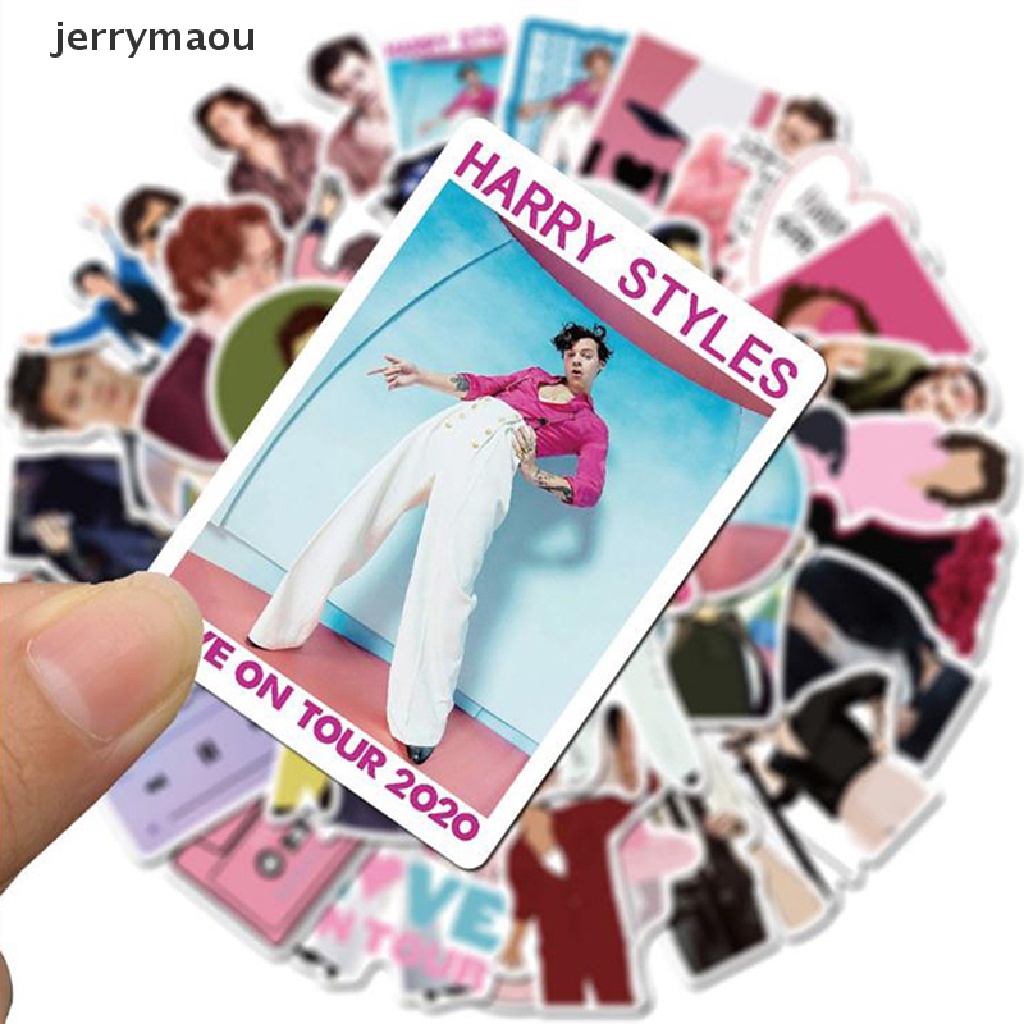 Bộ 50 Sticker Ca Sĩ Harry Edward Trang Trí Xe Đạp Laptop