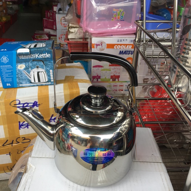 Ấm nấu nước inox kettle từ 2.5l đến 5l ( loại dày tốt)