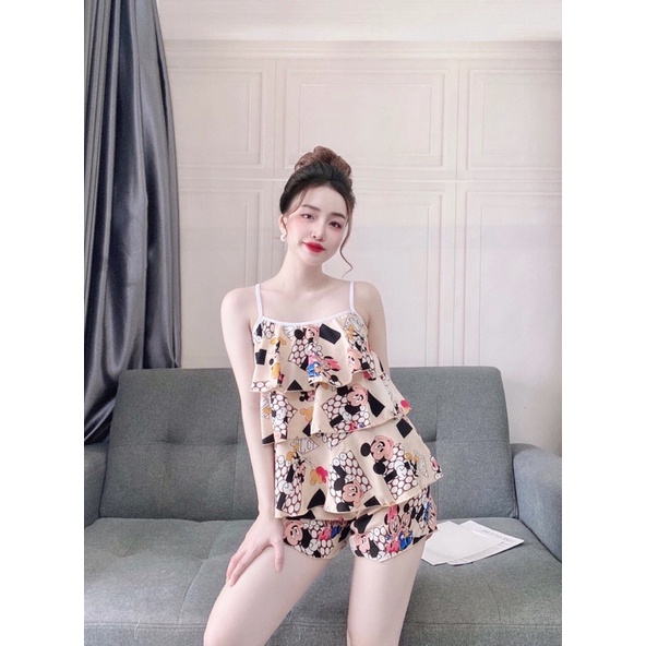 SET đồ ngủ 2 dây tầng xinh xắn | BigBuy360 - bigbuy360.vn