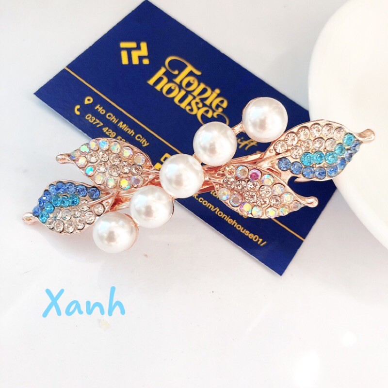 Kẹp tóc đuôi đính đá cao cấp cho nữ