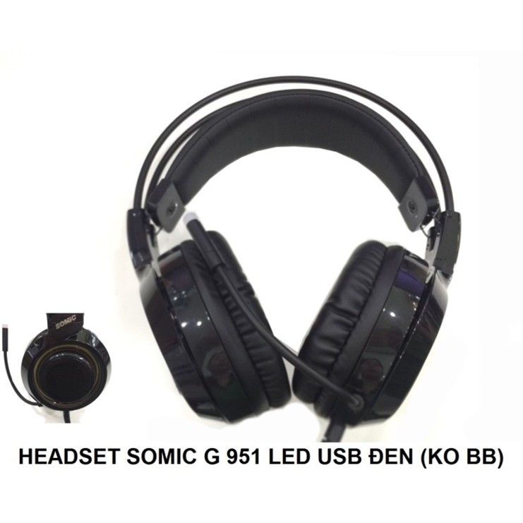 Headset Somic G951 Led  (Đen)