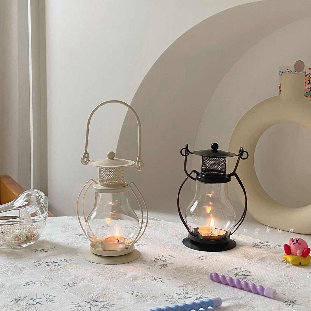 Lồng đèn bằng kim loại phong cách retro thời trang