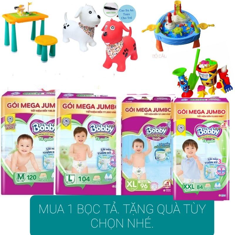 TÃẢQUẦN BOBBY MEGA JUMBO M120/L104/Xl92/XXL84