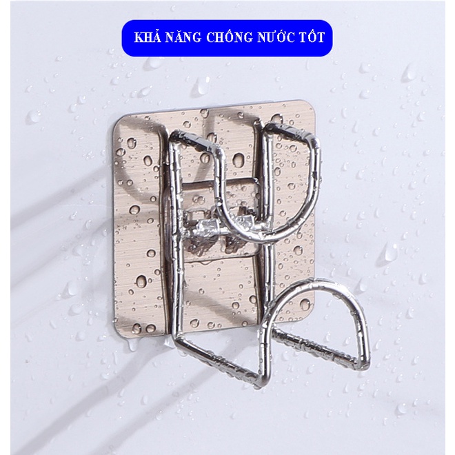Móc Treo Chậu, Treo Thau Khung Inox Dính Tường, Treo Đồ Dùng Nhà Bếp Nhà Tắm Tiện Dụng