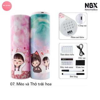 HỘP BÚT ĐA NĂNG CÓ MẬT KHẨU CHÍNH HÃNG NEWMEBOX (KHÔNG KIM TUYẾN)