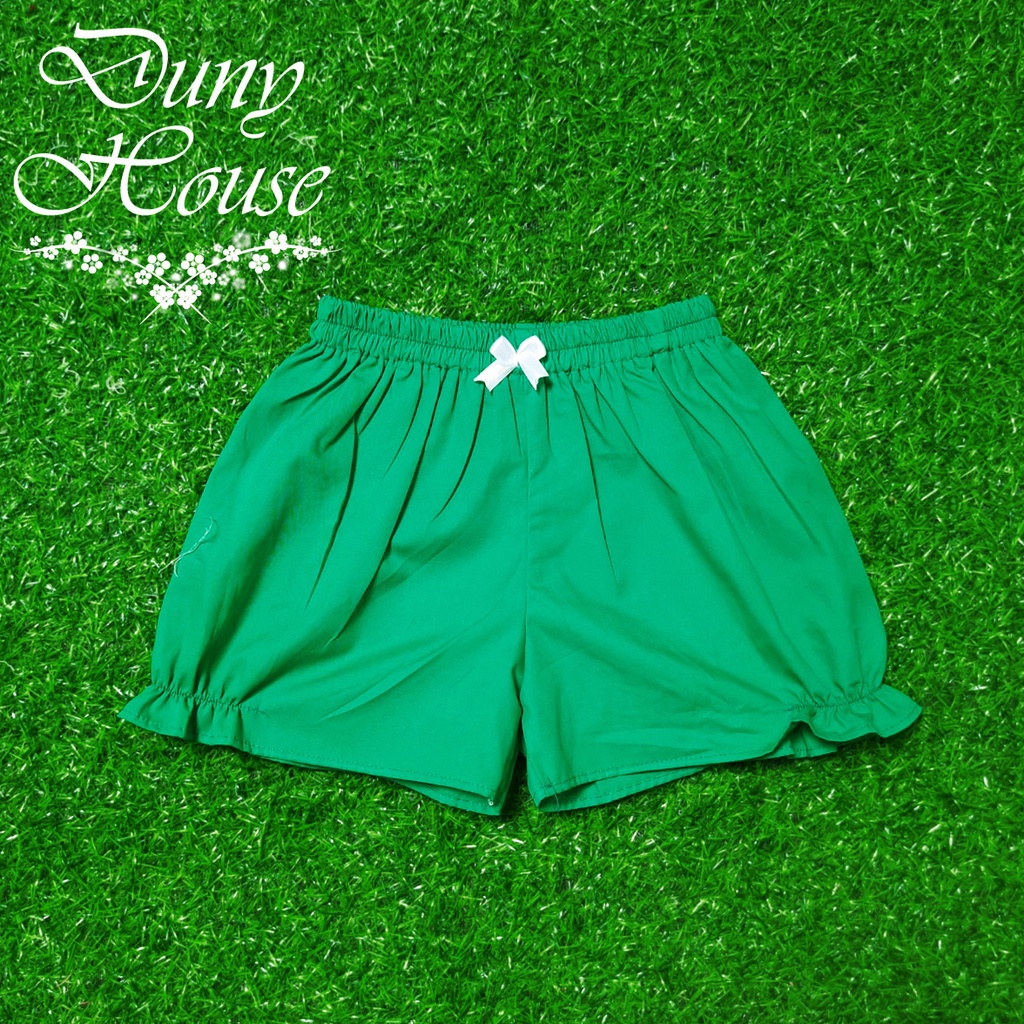Quần short bé gái Q01/g 9-42kg thô trơn 100% cotton mềm mát, thân thiện làn da bé quần dùi cho bé gái Duny House