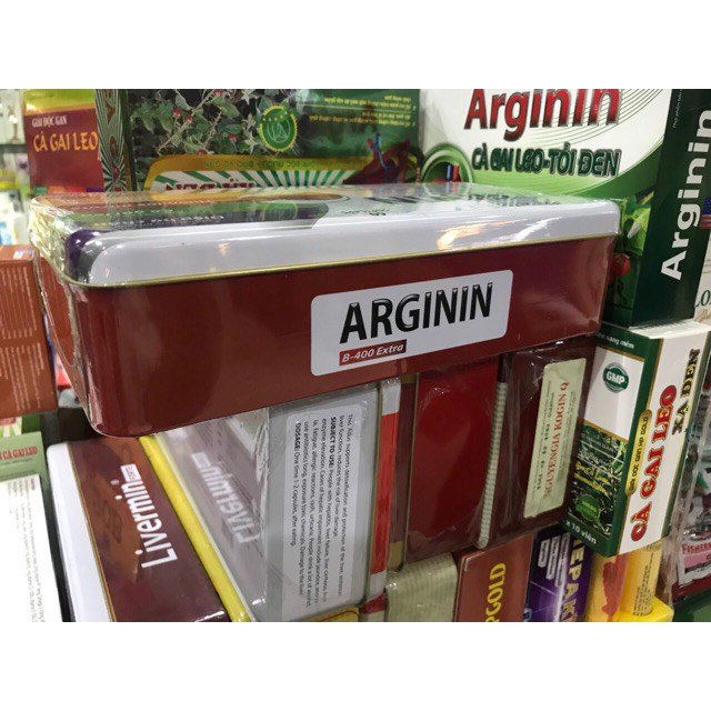 Viên bổ gan ARGININ Giúp tăng cường chức năng gan - Hộp 60 viên
