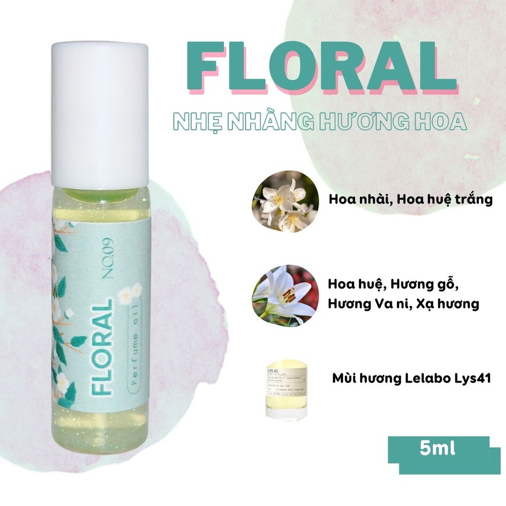 Tinh dầu nước hoa Pháp 5ml - Nước hoa nữ thơm lâu. Nước hoa nguyên chất | Thế Giới Skin Care