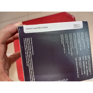 Bộ vi xử lý / CPU Intel Core i5-9400 (2.9GHz turbo up to 4.1GHz, 6 nhân 6 luồng, 9MB Cache, 65W)
