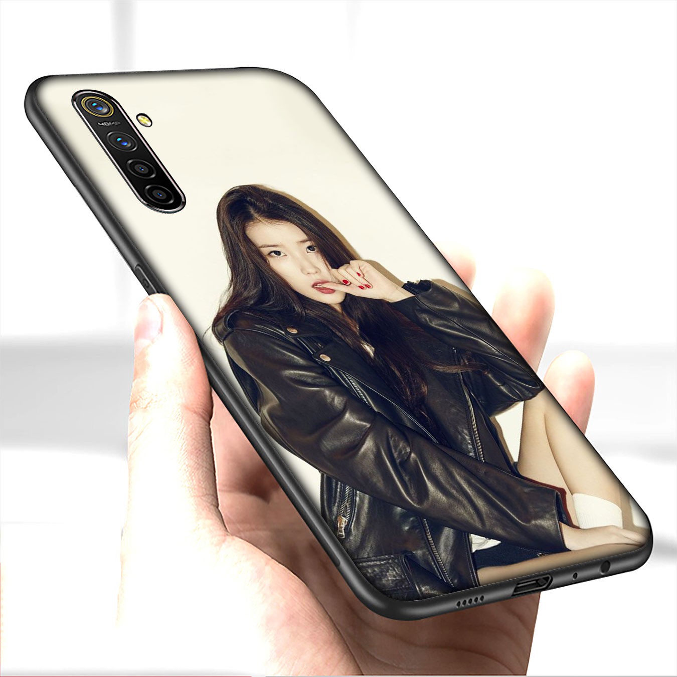 Ốp điện thoại silicon mềm hình IU Lee Ji Eun cho Samsung Galaxy A9 A8 A7 A6 Plus J8 2018 + A21S A70 M20 A6+ A8+ 6Plus