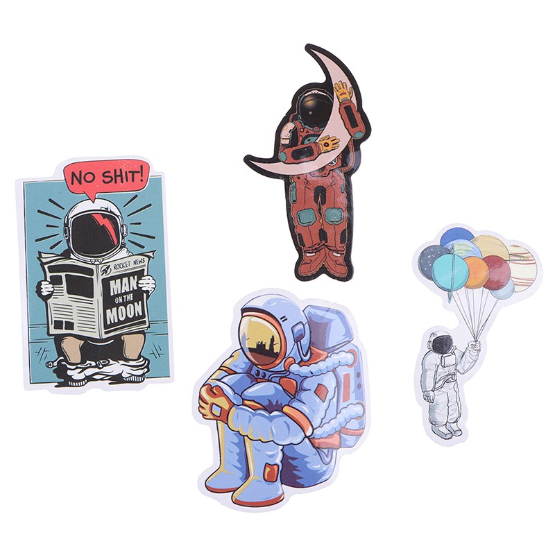 Bộ 50 Nhãn Dán Hình Họa Tiết Phi Hành Gia Ufo Nhiều Màu Sắc | BigBuy360 - bigbuy360.vn