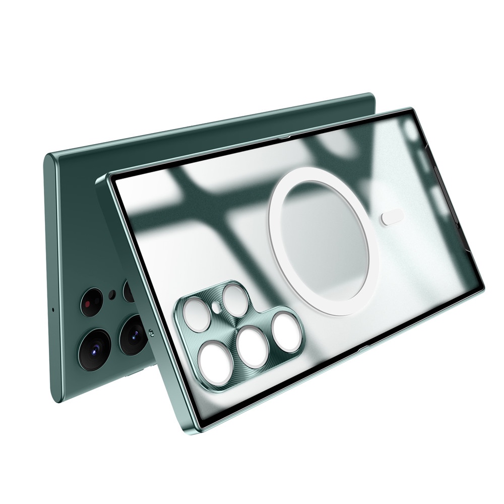 Ốp Điện Thoại Kim Loại Hít Nam Châm Chống Sốc Cho Samsung Galaxy S21 S22 S22 Ultra Plus