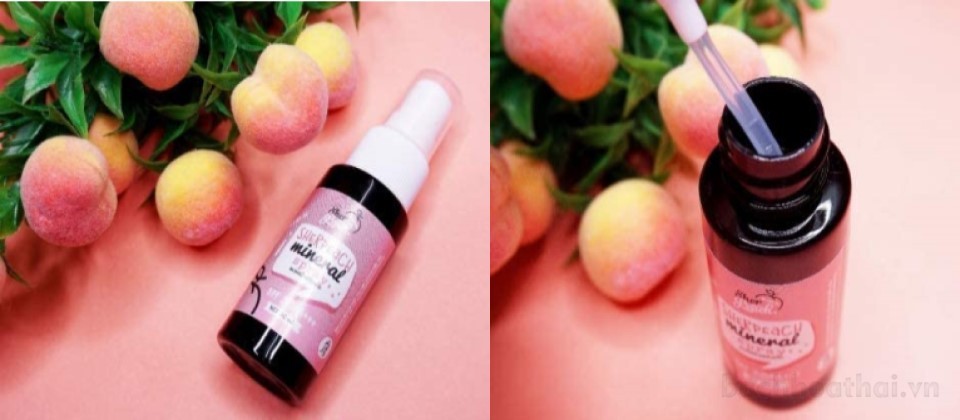 HOT Xịt khoáng hương đào Sher Peach Mineral Spray SPF 30 PA +++