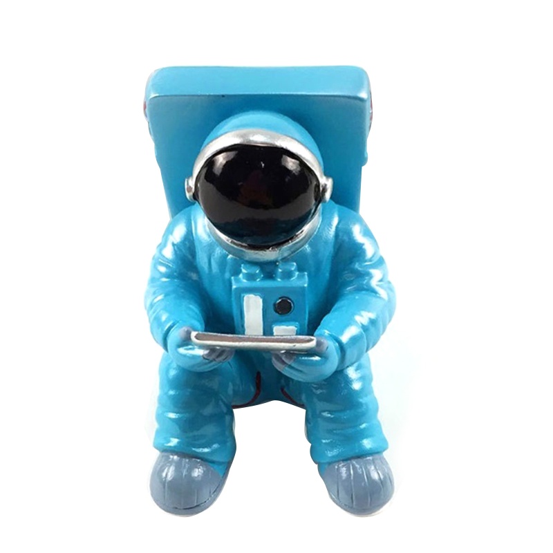 Giá Đỡ Điện Thoại / Máy Tính Bảng Hình Phi Hành Gia Bằng Nhựa Resin Sáng Tạo