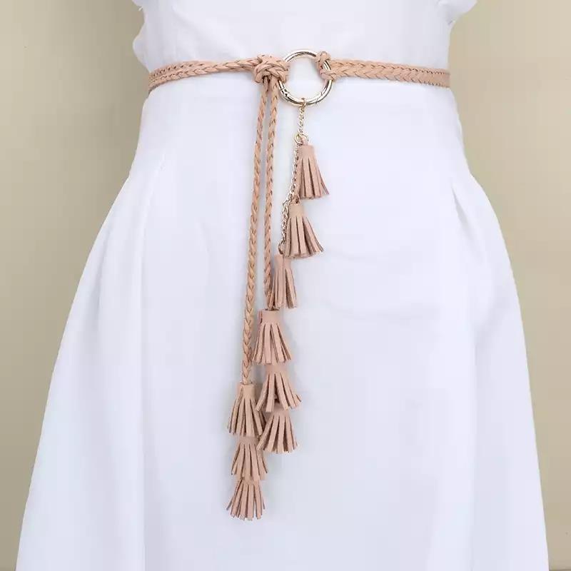 Dây thắt lưng chuông nhỏ, đai váy nữ chun co giãn