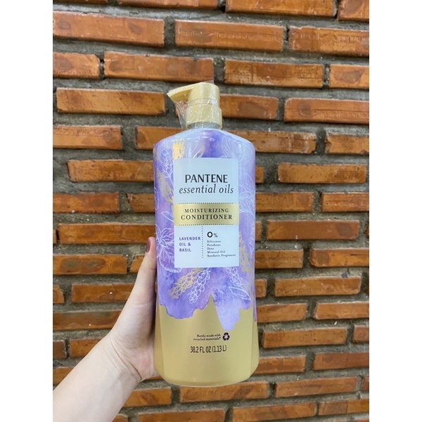 Set dầu gội và xả Pantene Essential Oil Moisturizing Shampoo