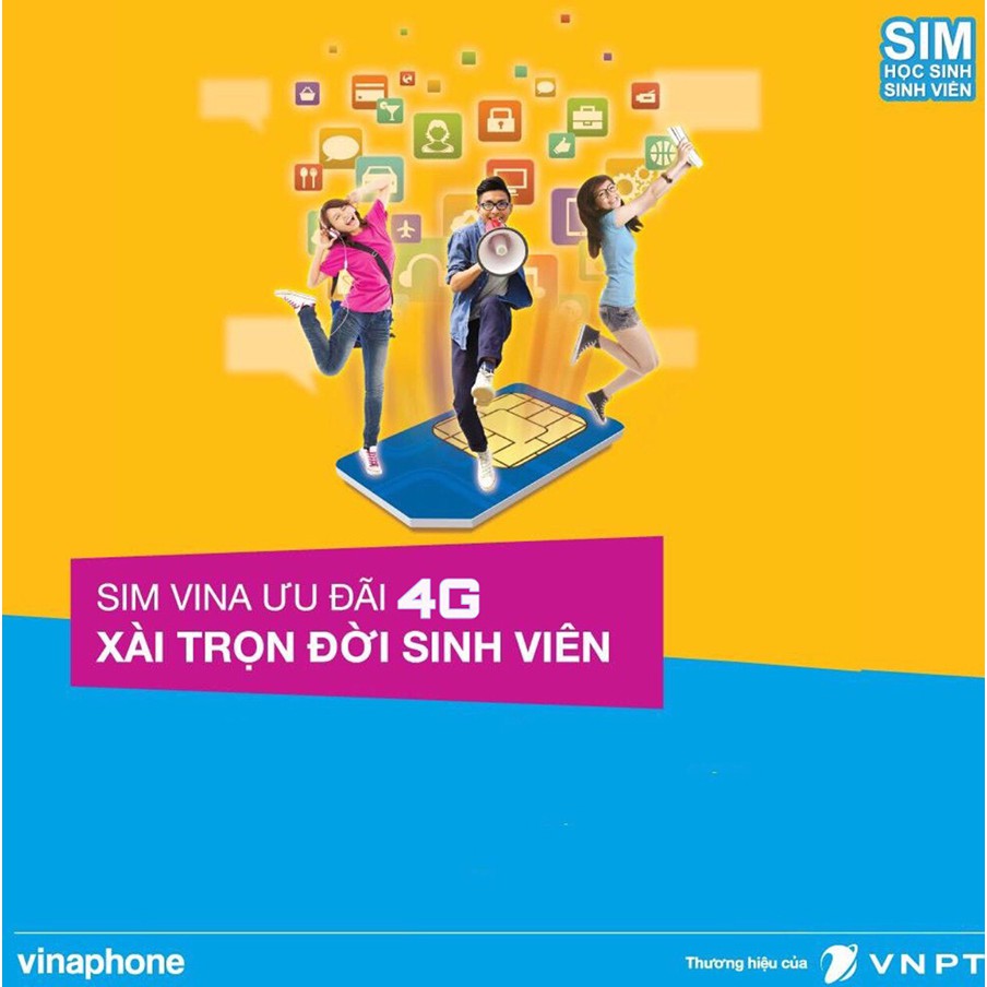 [Mã 66ELHASALE hoàn 7% đơn 500K] Sim 4G sinh viên số đẹp chuyên vào mạng + gọi siêu rẻ