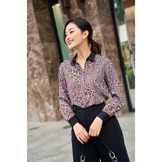 Áo Sơ Mi Nữ Tay Dài Lụa Beo Amanda