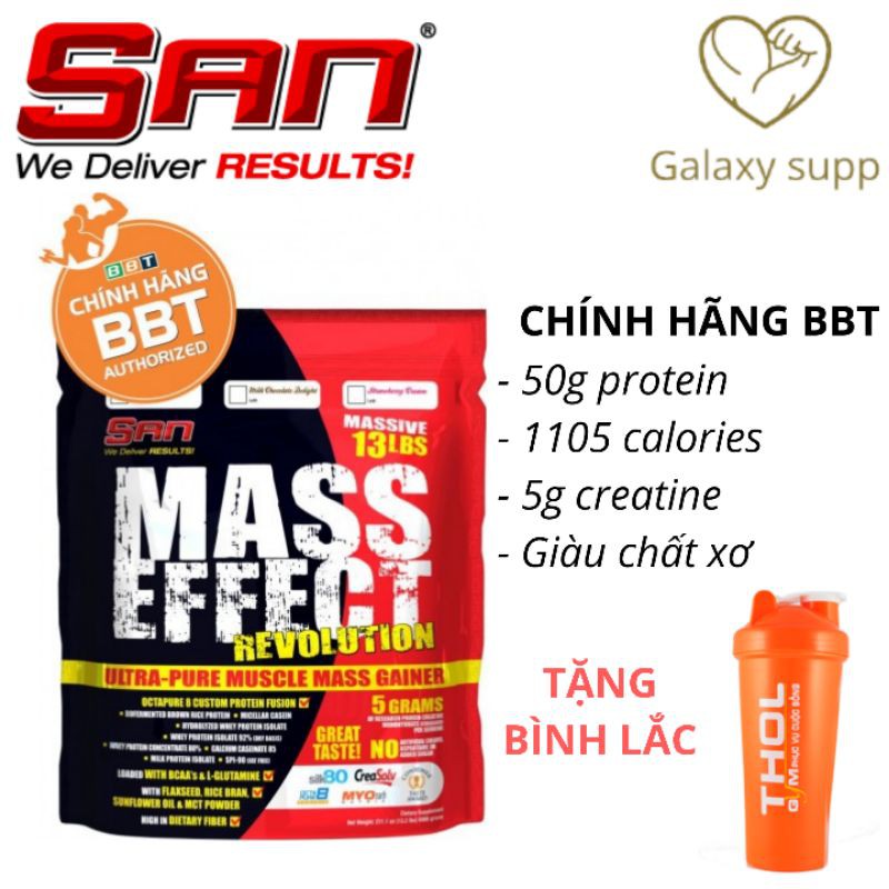 SAN Mass Tăng cân Effect Revolution bịch 5.9kg