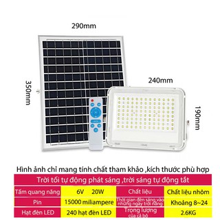 Đèn led pha năng lượng mặt trời 120W