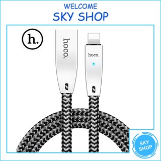 Cáp sạc nhanh 2.4a tự ngắt khi pin đầy chính hãng ip - ipad hoco u11 ✓ bảo hành 3 tháng