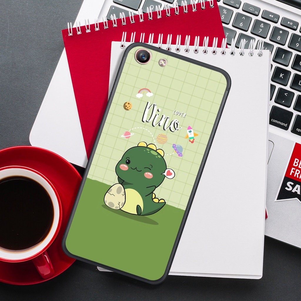 [HOT]ỐP OPPO A59 - F1S - F3 - F3 PLUS , IN HÌNH KHỦNG LONG CHIBI SIÊU DỄ THƯƠNG.