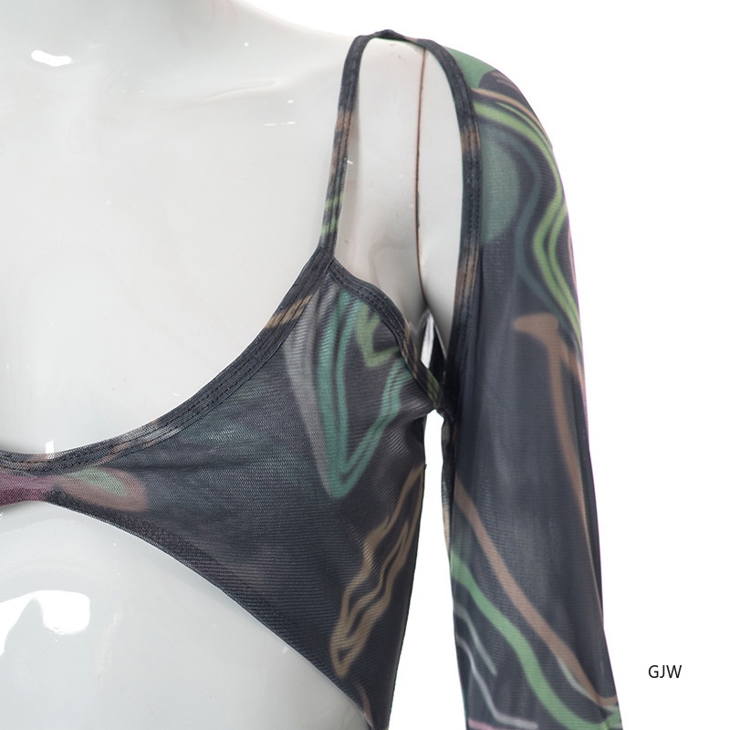 Bộ Bodysuit In Họa Tiết Gợi Cảm Dành Cho Nữ | BigBuy360 - bigbuy360.vn