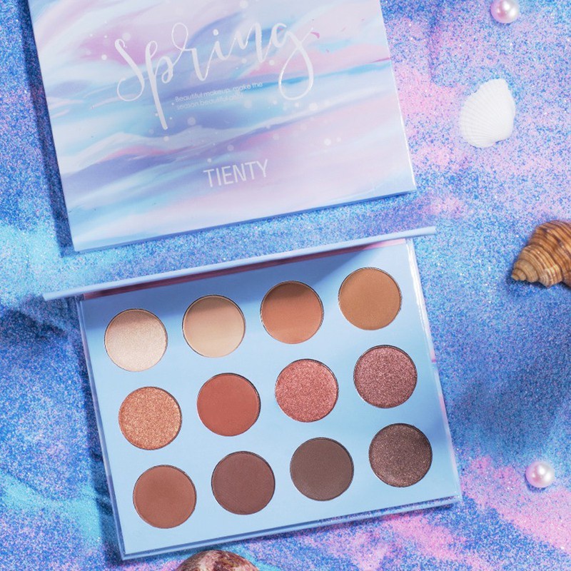 BẢNG PHẤN MẮT 12 Ô TIENTY CLOUD EYESHADOW CHÍNH HÃNG - 8878