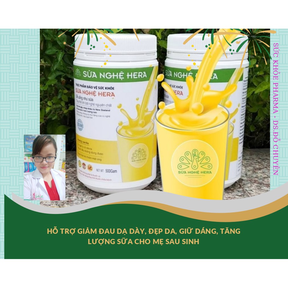 {CHÍNH HÃNG} Sữa Nghệ Hera 500gr