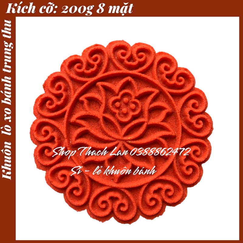 Khuôn lò xo 200g 8 mặt vân chùa