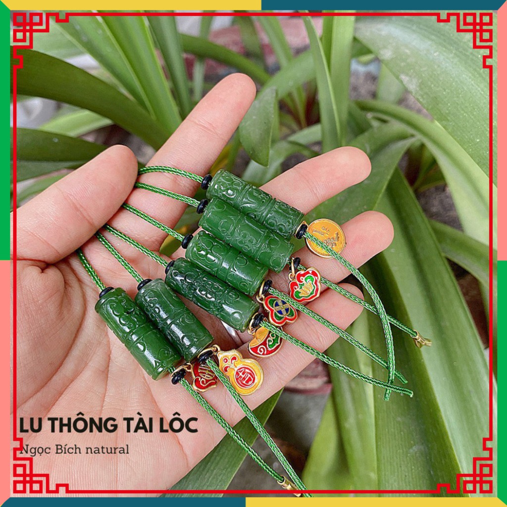 Hàng mới Mẫu vòng tay lu thống ngọc xanh , may mắn , bình an , tài lộc ưa chuộng