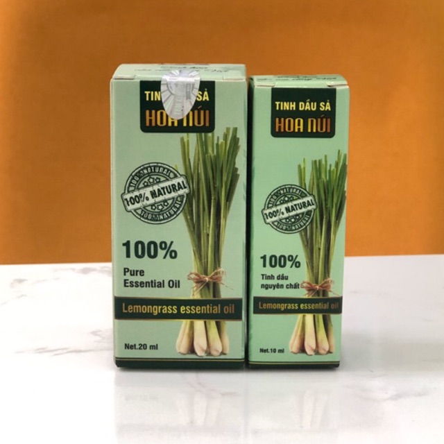 TINH DẦU SẢ CHANH HOA NÚI (tặng 1 sả chanh 10ml hoặc 1 chai gel rửa tay khô)