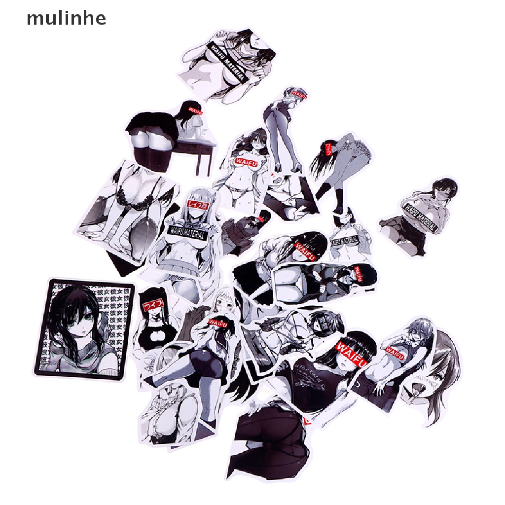 Set 30 Sticker Hình Phim Hoạt Hình Anime Xinh Xắn Dùng Để Trang Trí Laptop