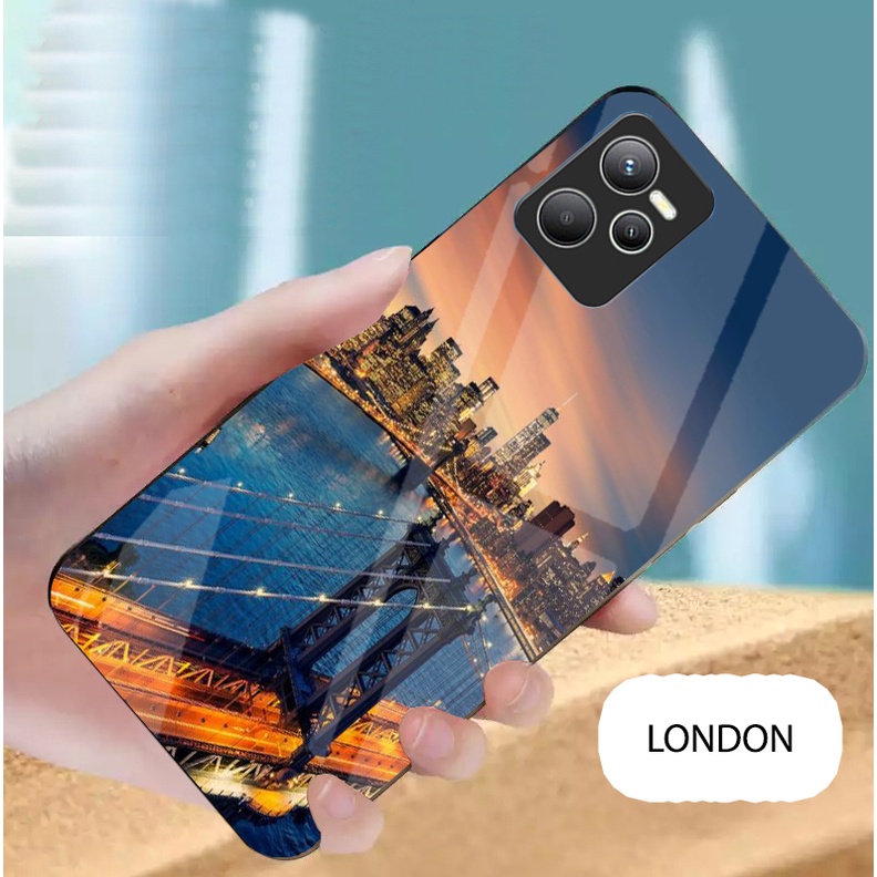 Ốp kính cường lực REALME C35, Narzo 50A Prime Cao Cấp