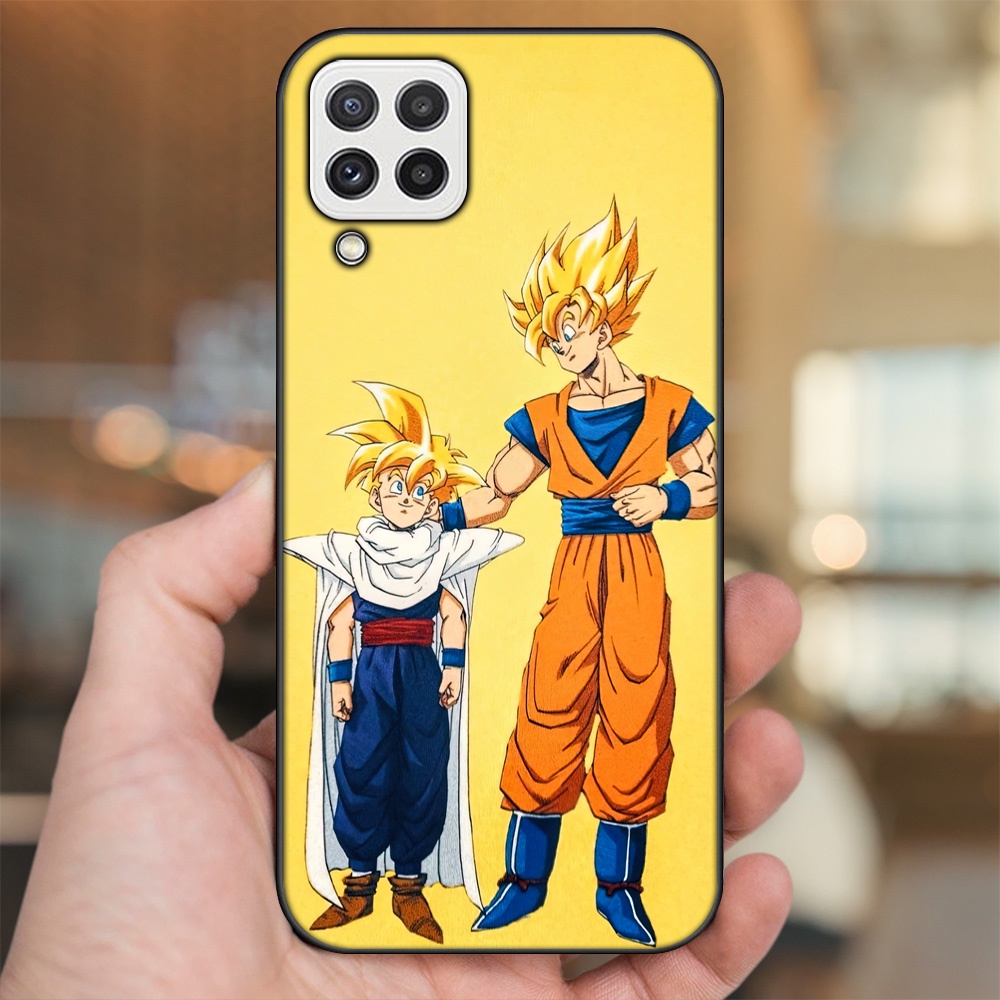 Ốp lưng Samsung A22 4G, A22 5G viền đen in hình Gohan Dragon Ball