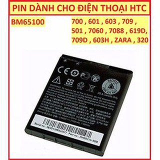 Pin HTC BM65100 Desire 700 510 501 603e 320 601 7060 7088 619D 709D 603H 709 Zara CSN Infobar A02 6160 700 dual sim