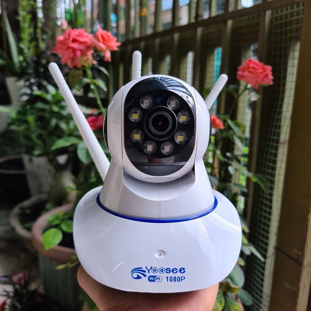 [ GIÁ SẬP SÀN ] CAMERA IP WIFI YOOSEE 3 RÂU QUAY ĐÊM CÓ MÀU - XOAY 360 ĐỘ - THEO DỖI ĐỐI TƯỢNG | BigBuy360 - bigbuy360.vn