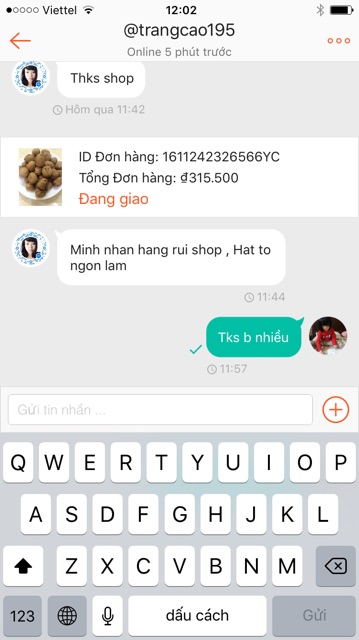 1Kg óc chó Hartley Mỹ