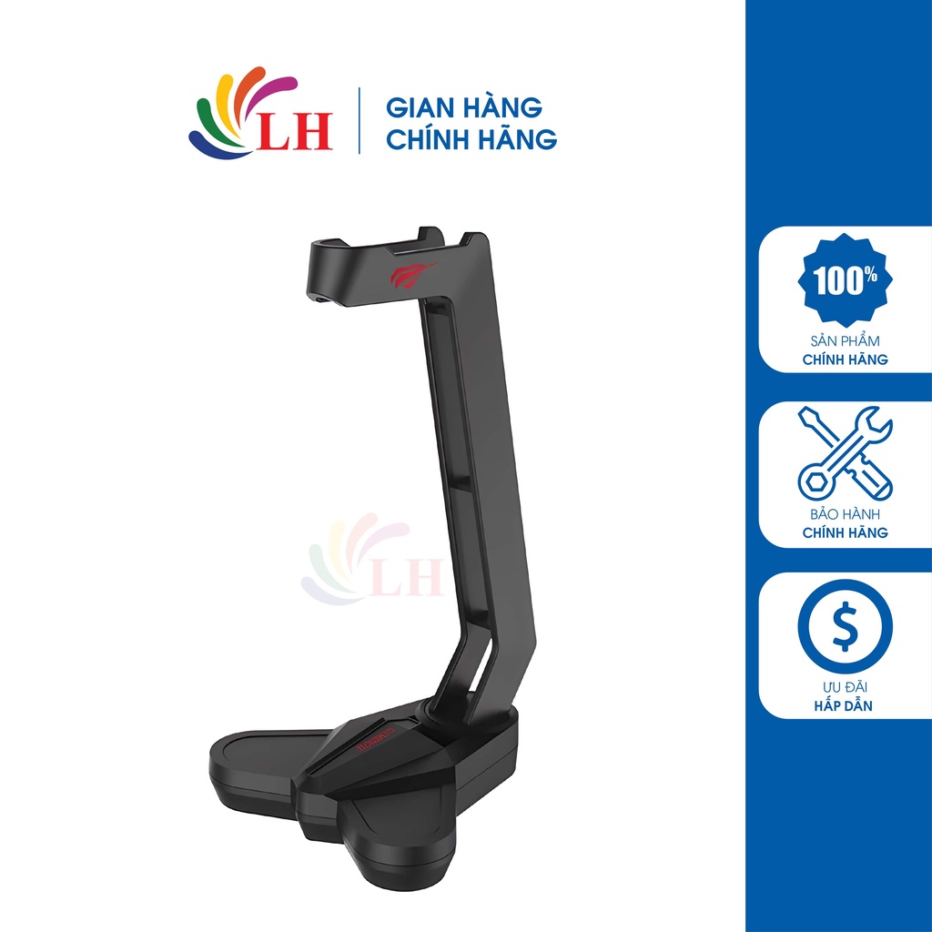 Đế treo tai nghe Havit HY505 - Hàng chính hãng - Hoàn thiện cứng cáp, đế cao su chống trượt, treo tai nghe gọn gàng