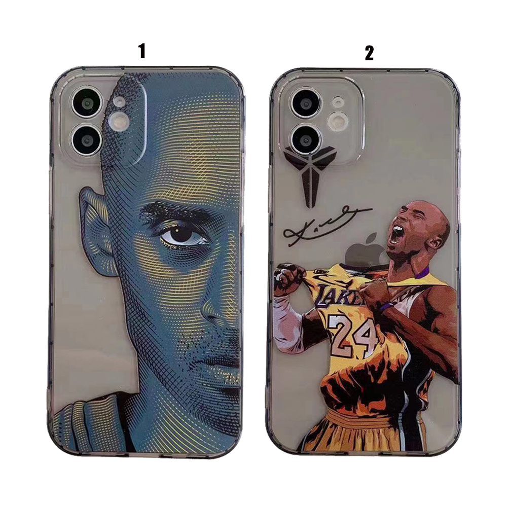 Ốp Điện Thoại Tpu Mềm Trong Suốt Hình Kobe Bryant 12promax Cho Iphone 12 11 Pro Max Se2020 7 8 Plus X Xs Max Xr