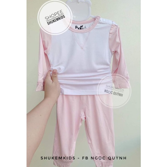Bộ cài vai dài tay sợi tre cao cấp BARU BABY