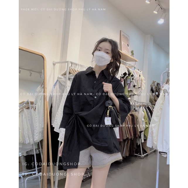 Sơ mi tay lỡ gài vạt 1153
