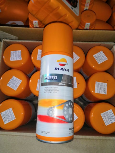 Chai dưỡng sên Repsol Chain Lube 400ml cao cấp