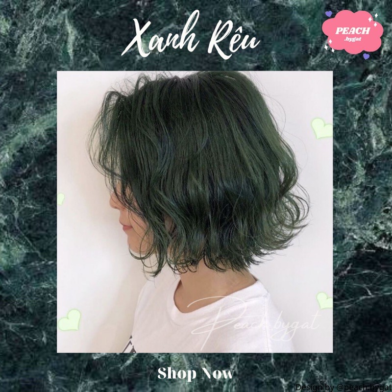 Thuốc nhuộm XANH RÊU “IG:peach.bygat,peach.bygat,peach.bygat” | BigBuy360 - bigbuy360.vn