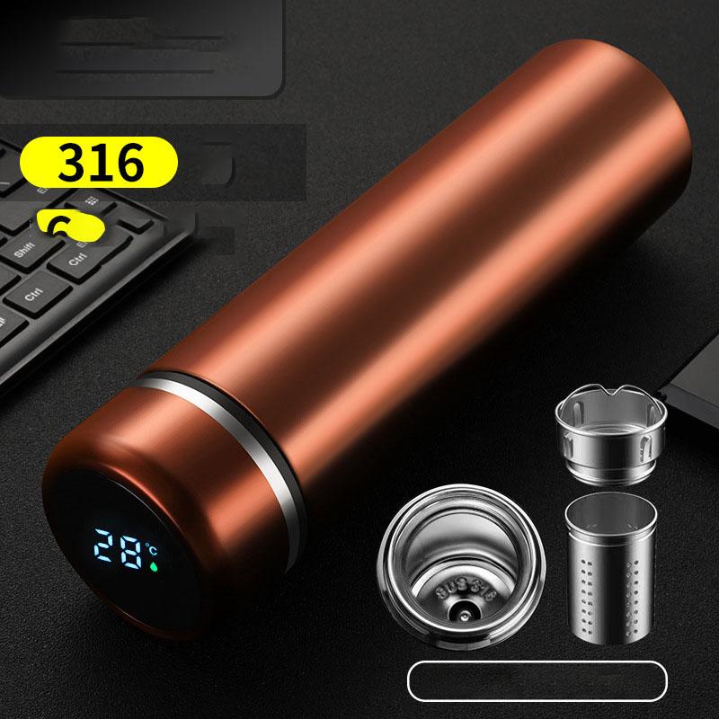 Bình giữ nhiệt 💥Loại inox 304💥 có màn hình LED hiển thị nhiệt độ - Bình nước giữ nhiệt Happy Home 1977