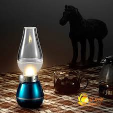 Đèn cảm ứng Sạc điện tắt mở bằng thổi như đèn dầu - Thần đèn hiện đại