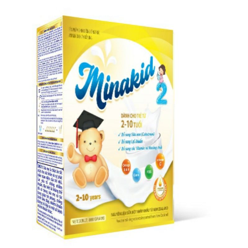 [Mã 267FMCGSALE giảm 8% đơn 500K] Sữa non Minakid hộp giấy 6 gói 18g